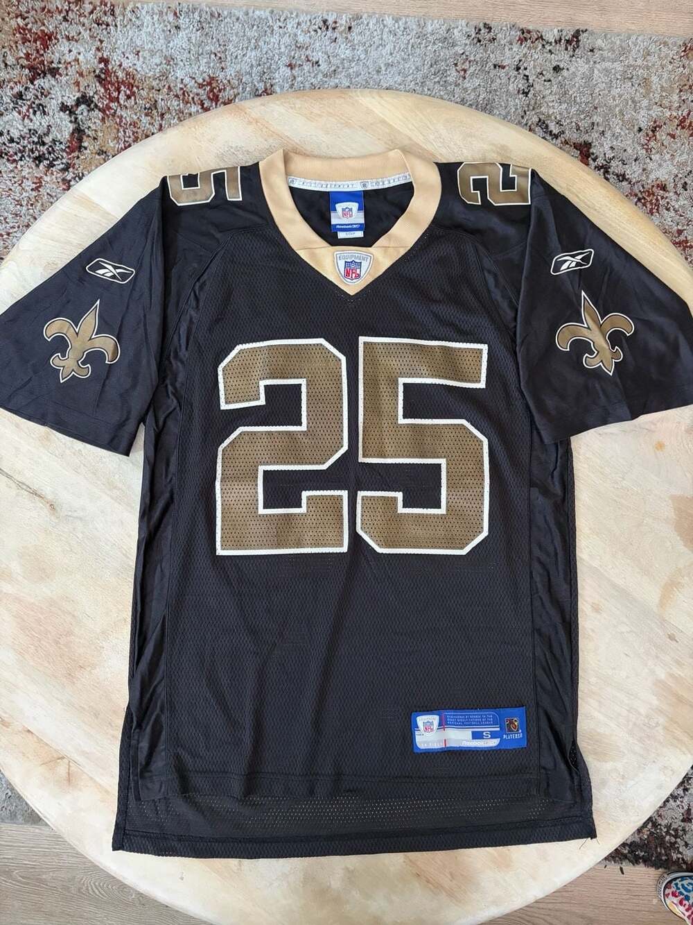 Reebok Reggie Bush New Orleans Saints 25 NFL Football Jersey